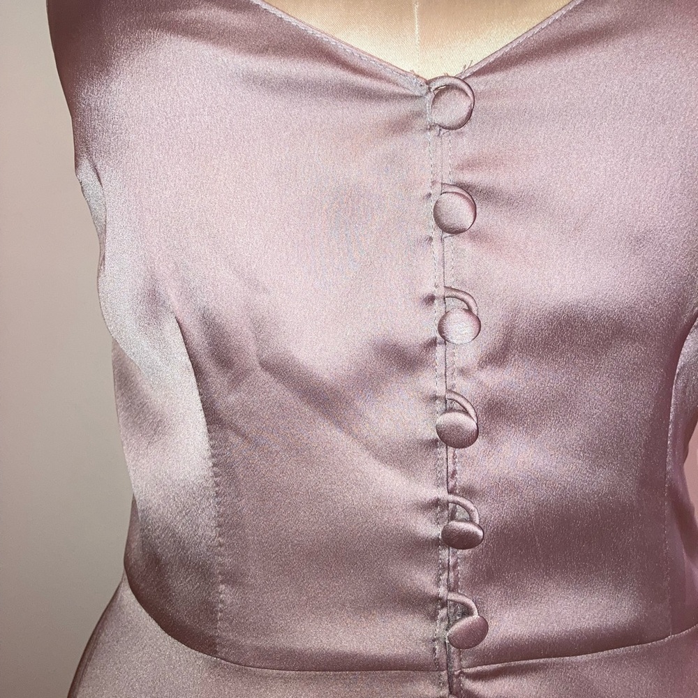 A&F silk lavender dress. Brand new. NWT